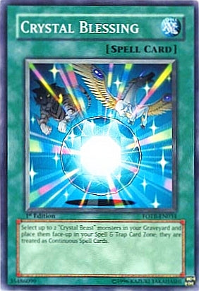 Crystal Blessing [FOTB-EN034] Common | Jomio and Rueliete's Cards and Comics