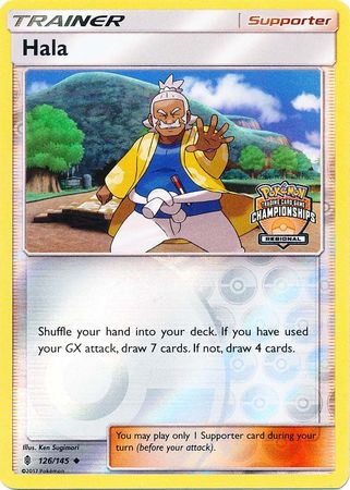 Hala (126/145) (Regional Championship Promo) [Sun & Moon: Guardians Rising] | Jomio and Rueliete's Cards and Comics
