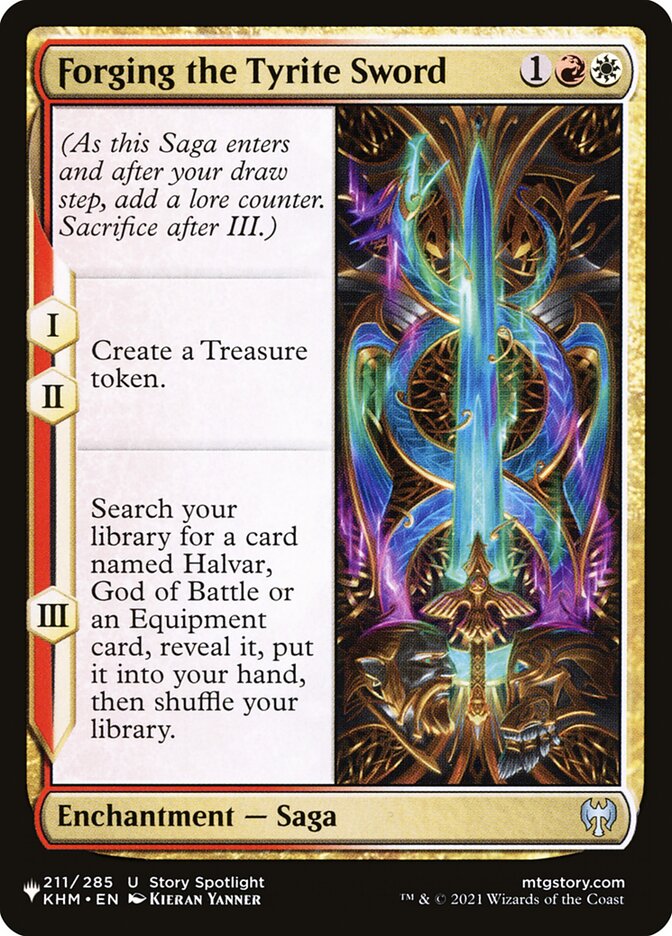 Forging the Tyrite Sword [The List] | Jomio and Rueliete's Cards and Comics