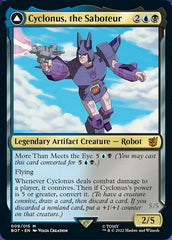 Cyclonus, the Saboteur // Cyclonus, Cybertronian Fighter [Transformers] | Jomio and Rueliete's Cards and Comics