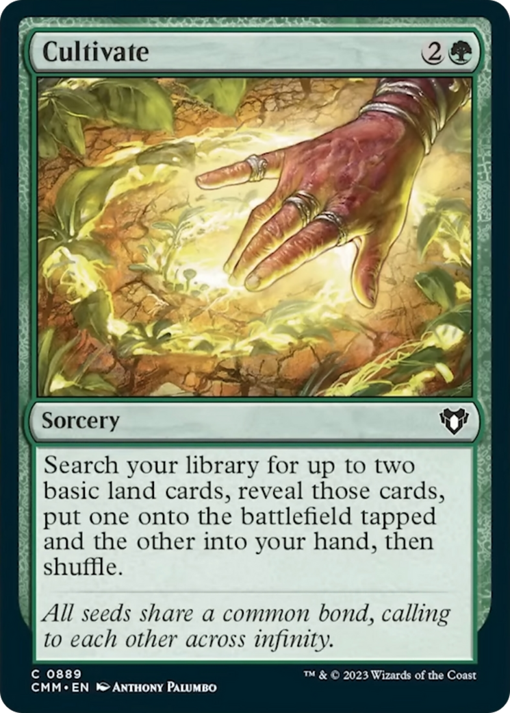 Cultivate [Commander Masters] | Jomio and Rueliete's Cards and Comics