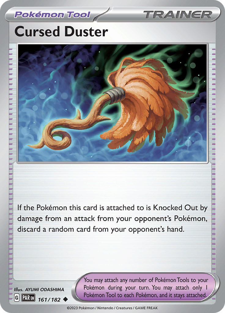 Cursed Duster (161/182) [Scarlet & Violet: Paradox Rift] | Jomio and Rueliete's Cards and Comics