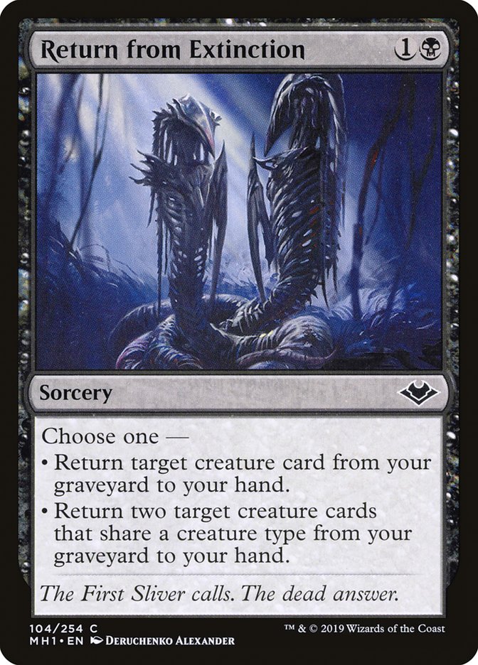 Return from Extinction [Modern Horizons] | Jomio and Rueliete's Cards and Comics