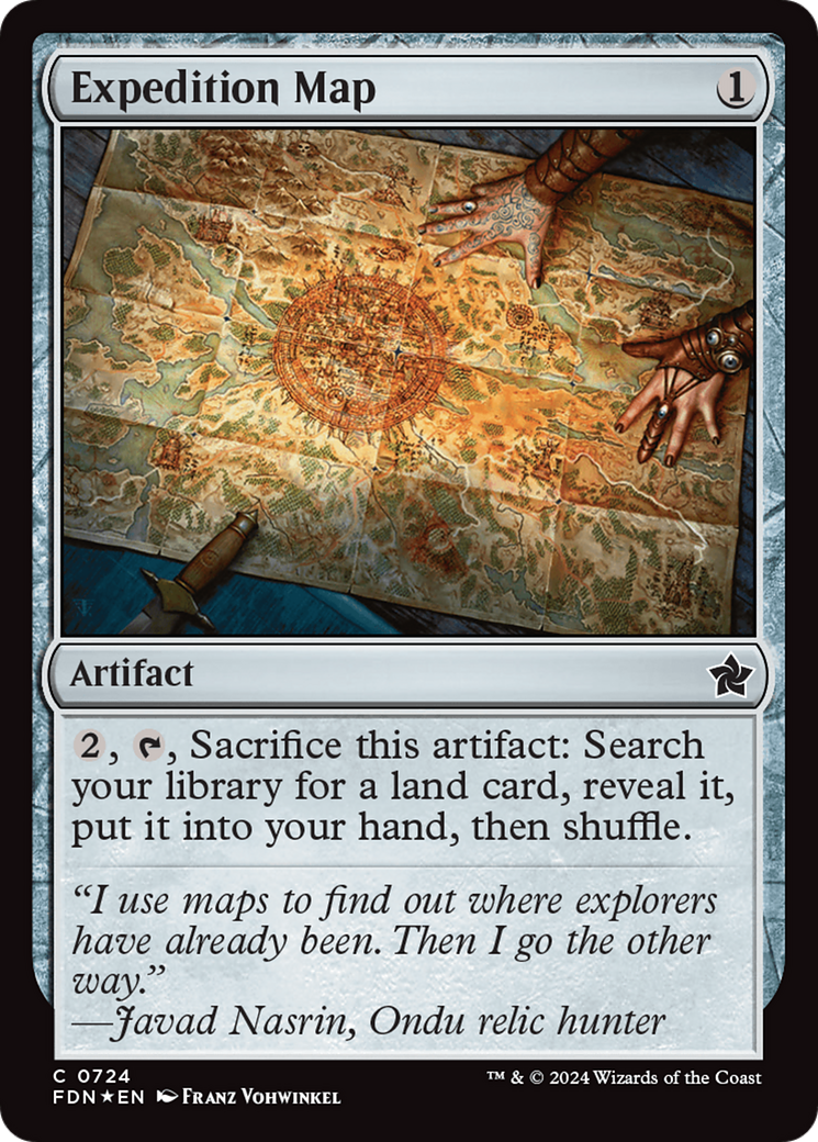 Expedition Map [Foundations] | Jomio and Rueliete's Cards and Comics