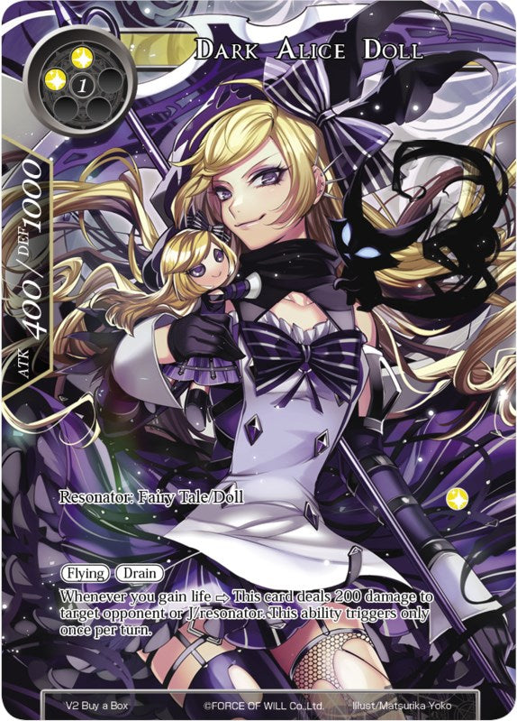 Dark Alice Doll (V2 Buy a Box) [Promo Cards] | Jomio and Rueliete's Cards and Comics
