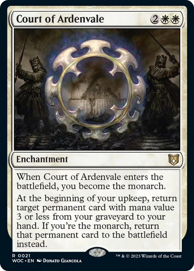 Court of Ardenvale [Wilds of Eldraine Commander] | Jomio and Rueliete's Cards and Comics