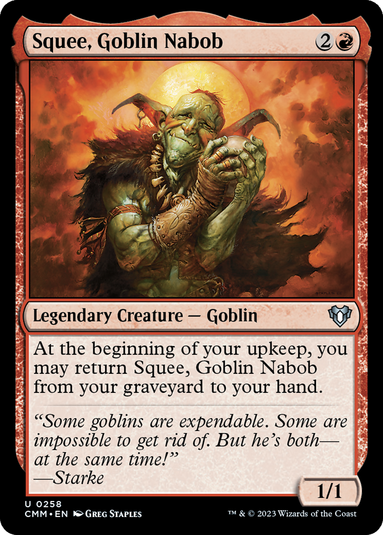 Squee, Goblin Nabob [Commander Masters] | Jomio and Rueliete's Cards and Comics