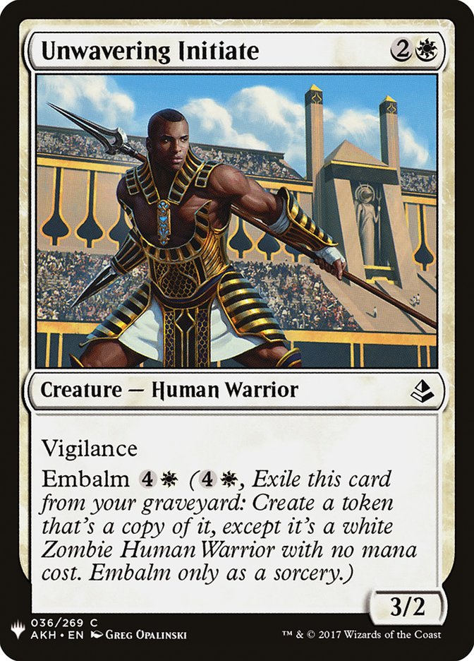 Unwavering Initiate [Mystery Booster] | Jomio and Rueliete's Cards and Comics