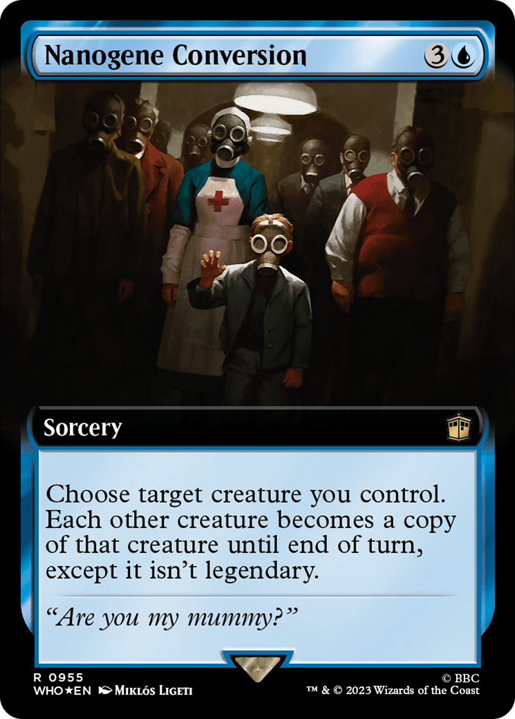 Nanogene Conversion (Extended Art) (Surge Foil) [Doctor Who] | Jomio and Rueliete's Cards and Comics