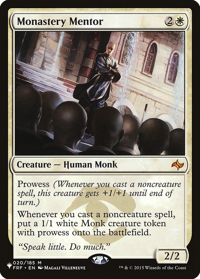 Monastery Mentor [The List] | Jomio and Rueliete's Cards and Comics