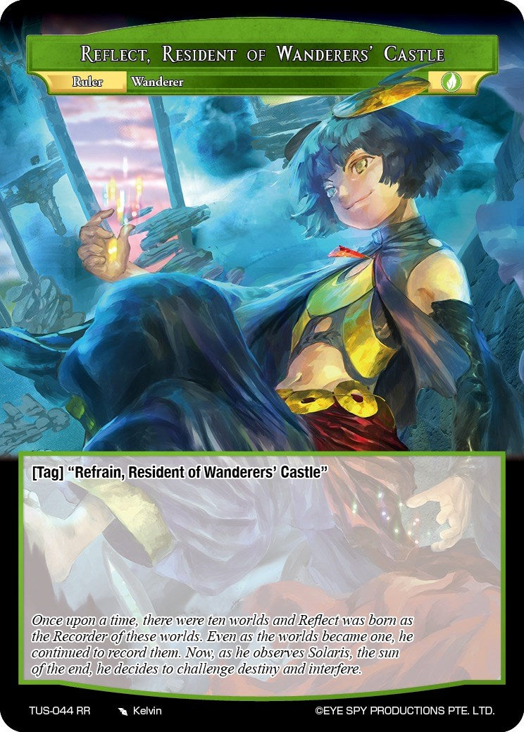 Reflect, Resident of Wanderers' Castle (TUS-044 RR) [The Underworld of Secrets] | Jomio and Rueliete's Cards and Comics