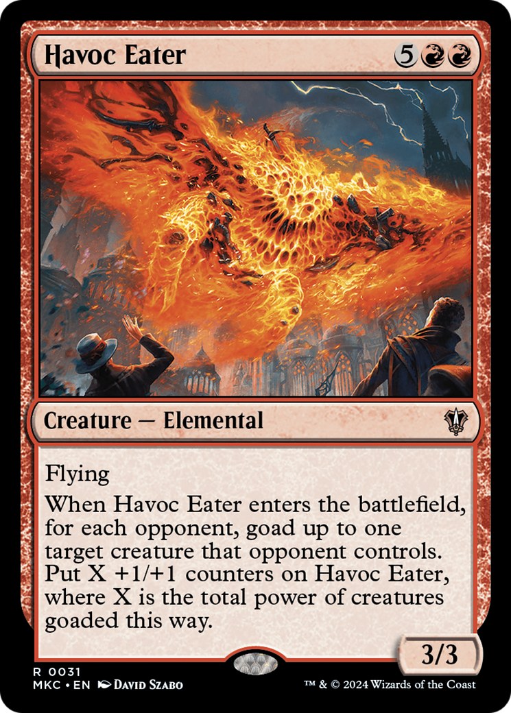 Havoc Eater [Murders at Karlov Manor Commander] | Jomio and Rueliete's Cards and Comics