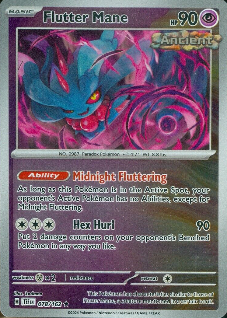 Flutter Mane (078/162) [Scarlet & Violet: Temporal Forces] | Jomio and Rueliete's Cards and Comics