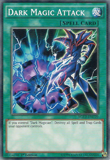 Dark Magic Attack [YGLD-ENC29] Common | Jomio and Rueliete's Cards and Comics