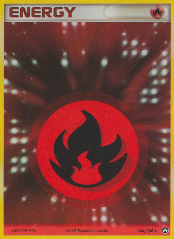 Fire Energy (104/108) [EX: Power Keepers] | Jomio and Rueliete's Cards and Comics