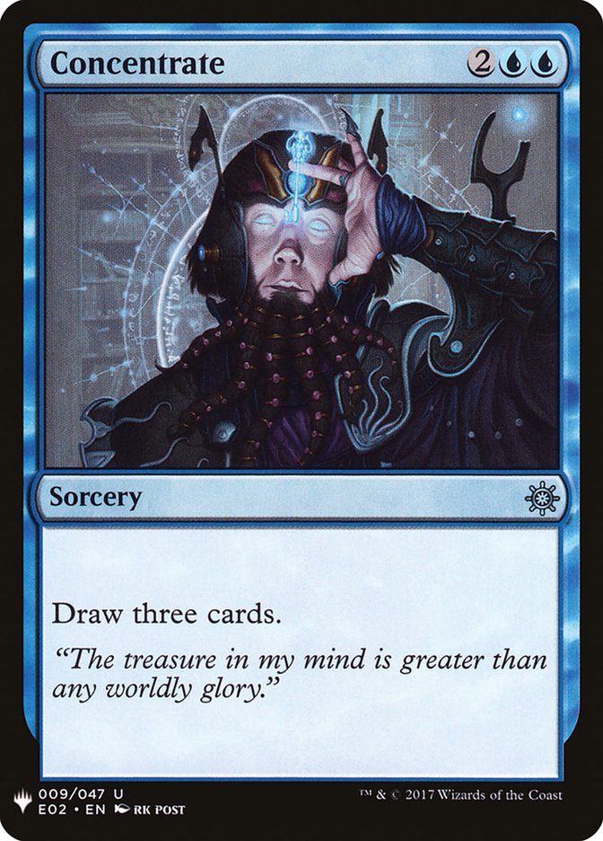 Concentrate [Mystery Booster] | Jomio and Rueliete's Cards and Comics