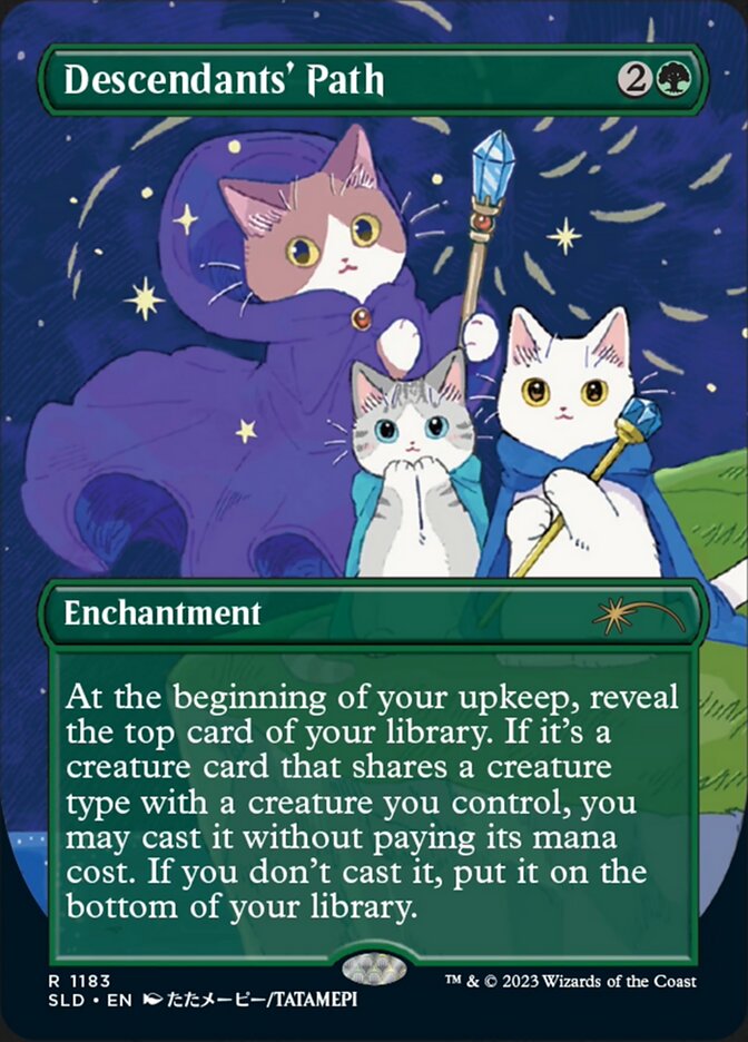 Descendants' Path (Borderless) [Secret Lair Drop Series] | Jomio and Rueliete's Cards and Comics
