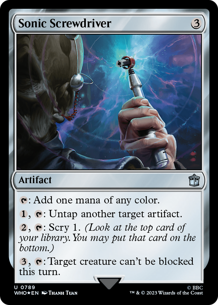 Sonic Screwdriver (0789) (Surge Foil) [Doctor Who] | Jomio and Rueliete's Cards and Comics