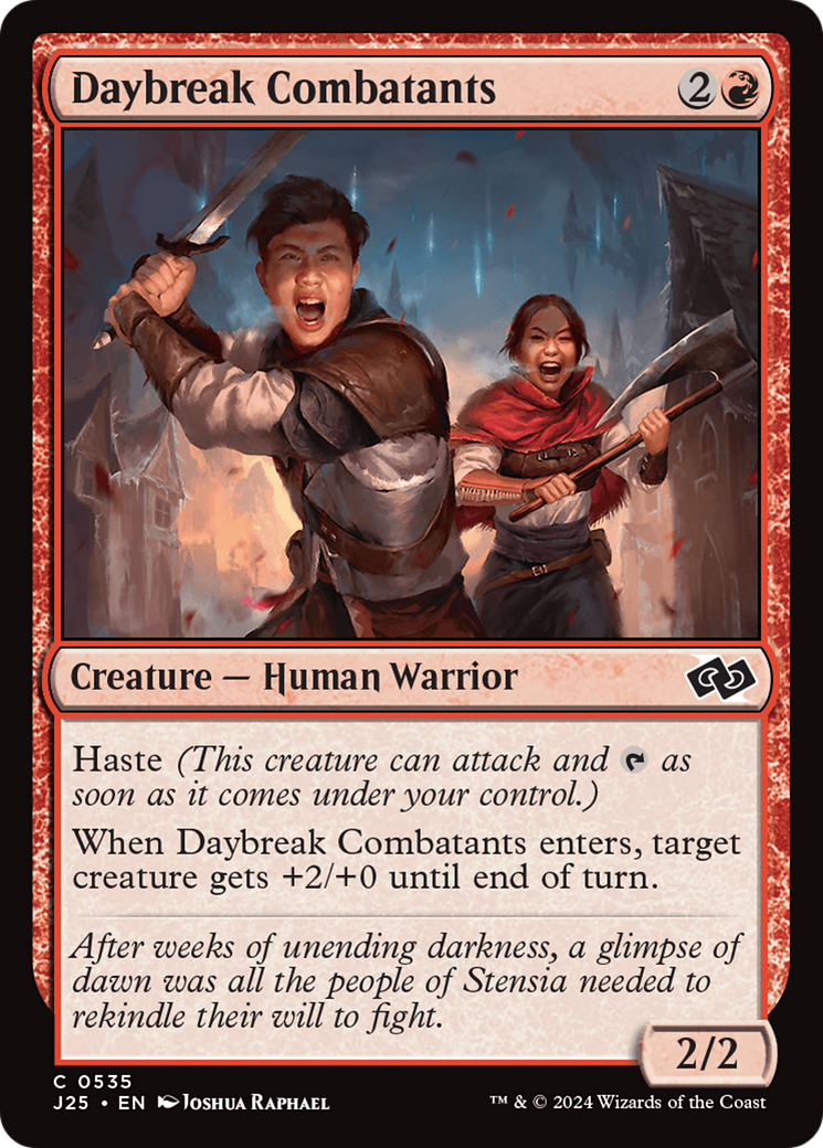 Daybreak Combatants [Foundations Jumpstart] | Jomio and Rueliete's Cards and Comics