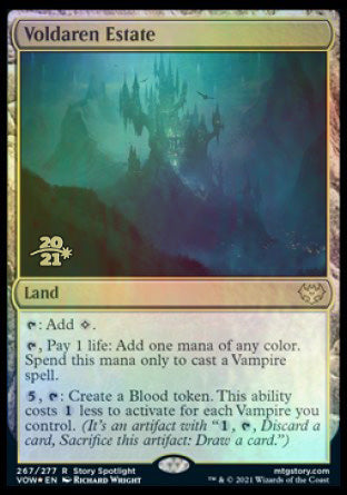 Voldaren Estate [Innistrad: Crimson Vow Prerelease Promos] | Jomio and Rueliete's Cards and Comics