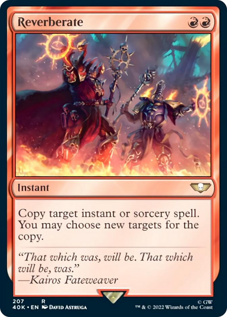 Reverberate (Surge Foil) [Warhammer 40,000] | Jomio and Rueliete's Cards and Comics