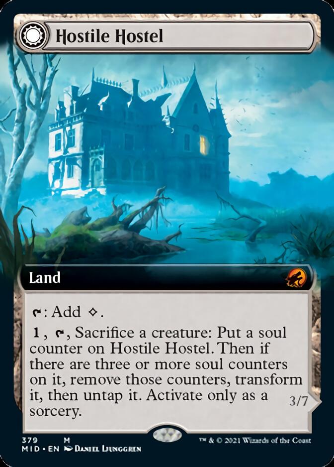 Hostile Hostel // Creeping Inn (Extended Art) [Innistrad: Midnight Hunt] | Jomio and Rueliete's Cards and Comics