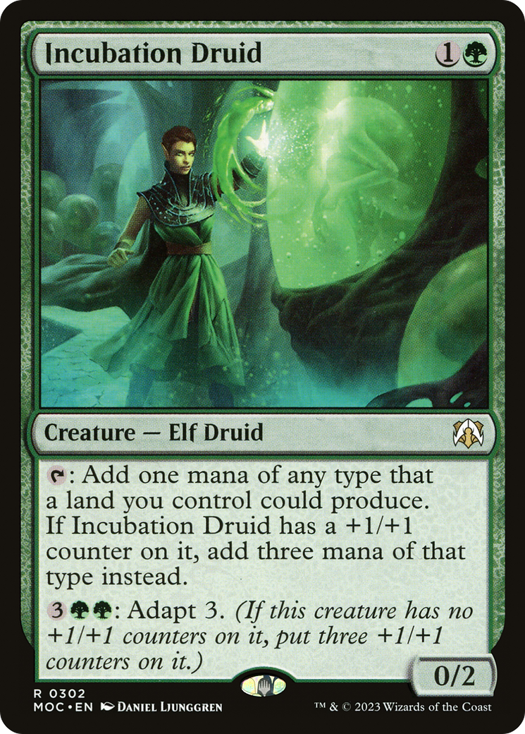 Incubation Druid [March of the Machine Commander] | Jomio and Rueliete's Cards and Comics