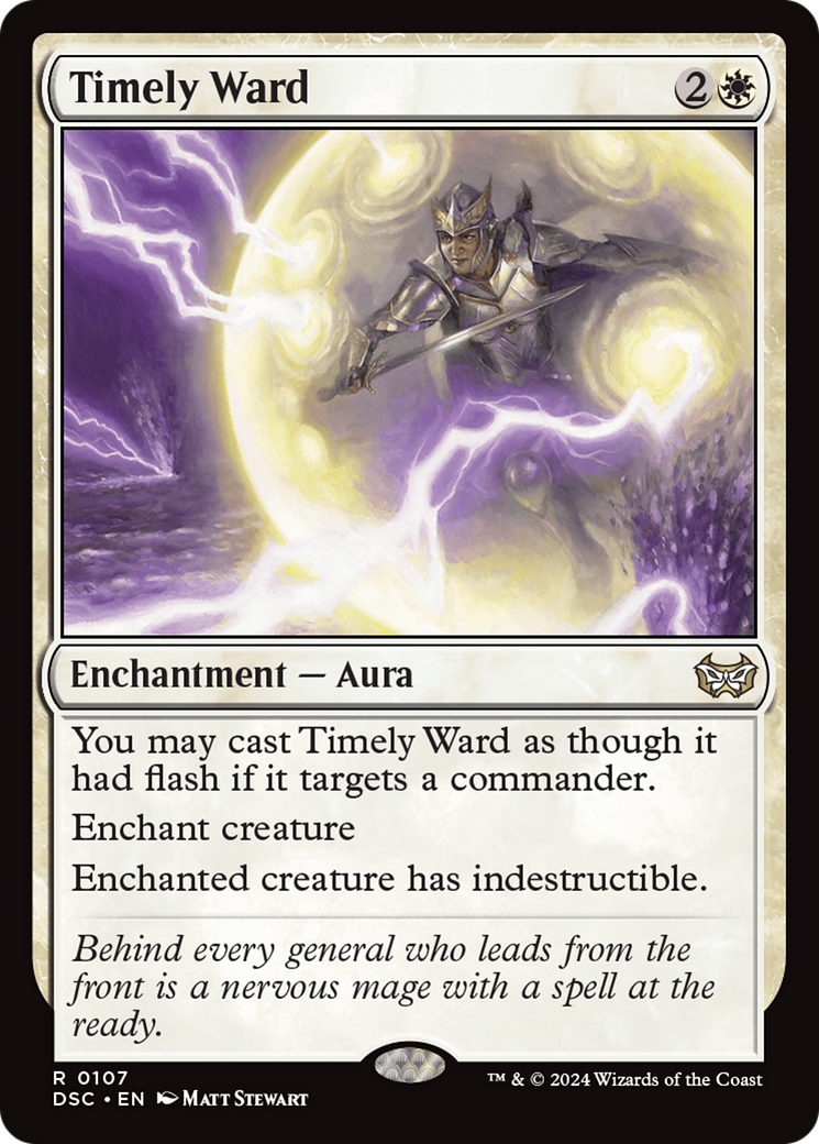 Timely Ward [Duskmourn: House of Horror Commander] | Jomio and Rueliete's Cards and Comics