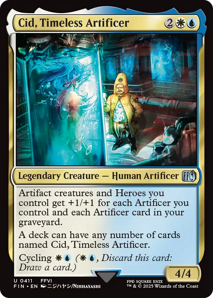 Cid, Timeless Artificer (0411) [FINAL FANTASY] | Jomio and Rueliete's Cards and Comics