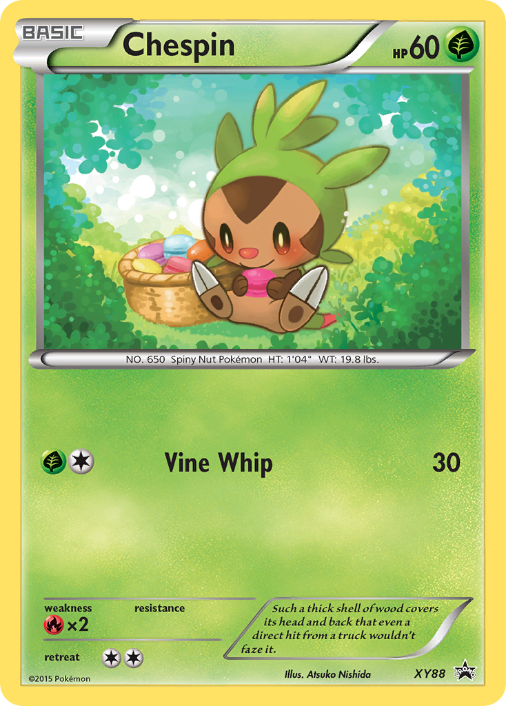 Chespin (XY88) (Collector Chest) [XY: Black Star Promos] | Jomio and Rueliete's Cards and Comics