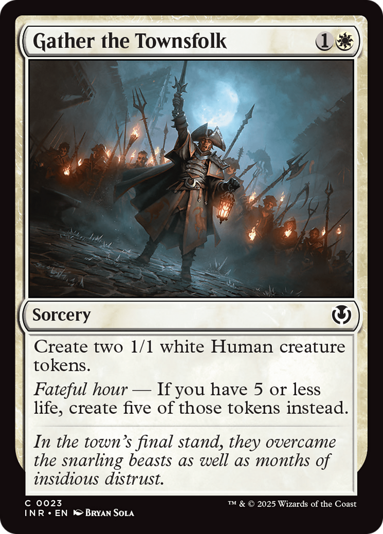 Gather the Townsfolk [Innistrad Remastered] | Jomio and Rueliete's Cards and Comics