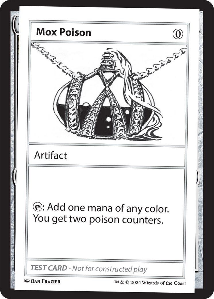 Mox Poison [Mystery Booster 2 Playtest Cards] | Jomio and Rueliete's Cards and Comics