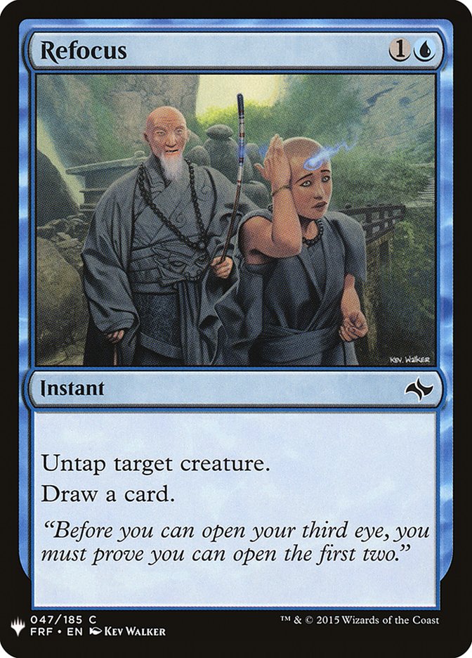 Refocus [Mystery Booster] | Jomio and Rueliete's Cards and Comics