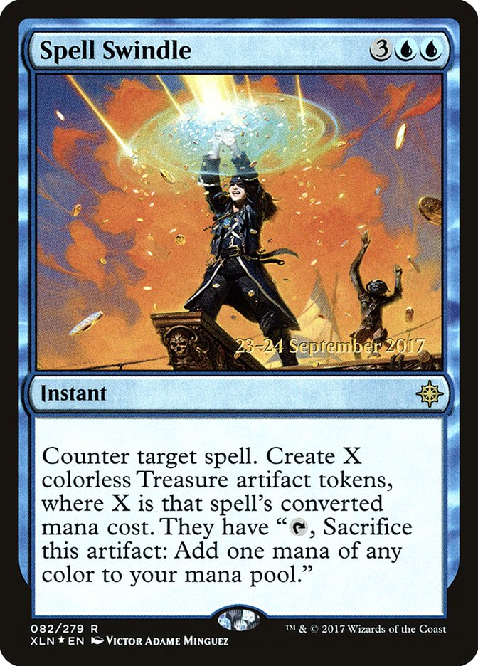 Spell Swindle [Ixalan Prerelease Promos] | Jomio and Rueliete's Cards and Comics