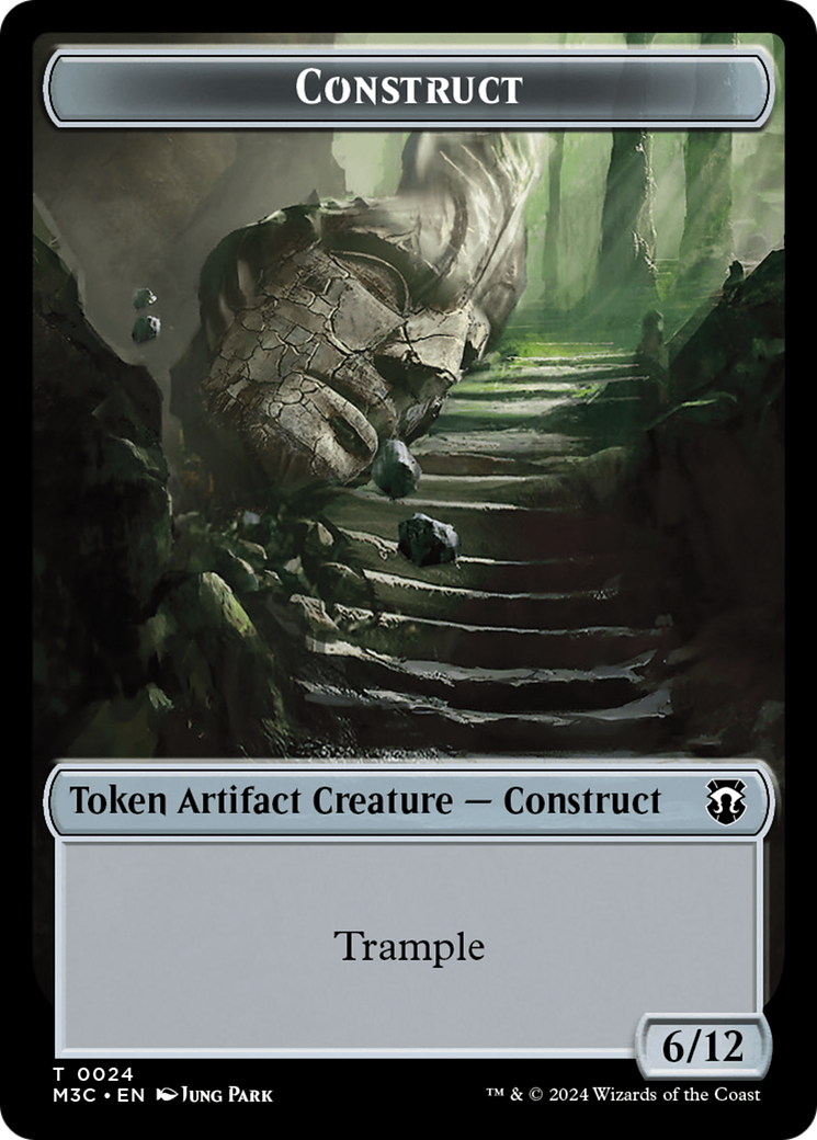 Construct // Myr Double-Sided Token [Modern Horizons 3 Commander Tokens] | Jomio and Rueliete's Cards and Comics