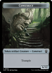 Construct // Myr Double-Sided Token [Modern Horizons 3 Commander Tokens] | Jomio and Rueliete's Cards and Comics