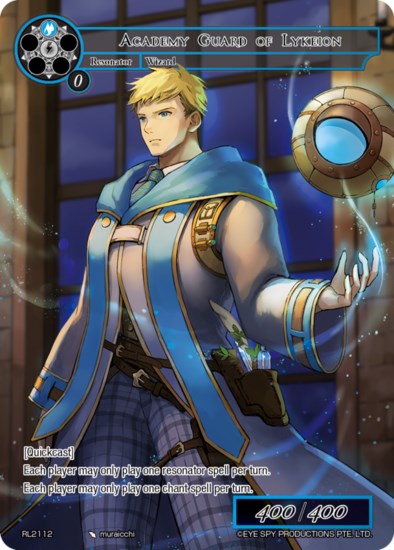 Academy Guard of Lykeion (RL2112) [Promo Cards] | Jomio and Rueliete's Cards and Comics