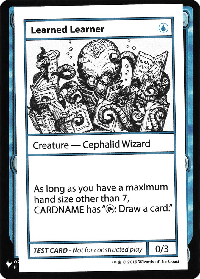 Learned Learner [Mystery Booster Playtest Cards] | Jomio and Rueliete's Cards and Comics