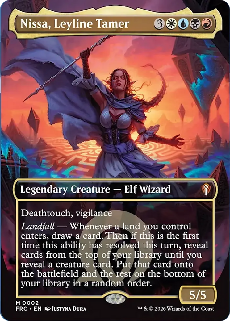 Nissa, Leyline Tamer (Borderless) [Reality Fracture Commander] | Jomio and Rueliete's Cards and Comics