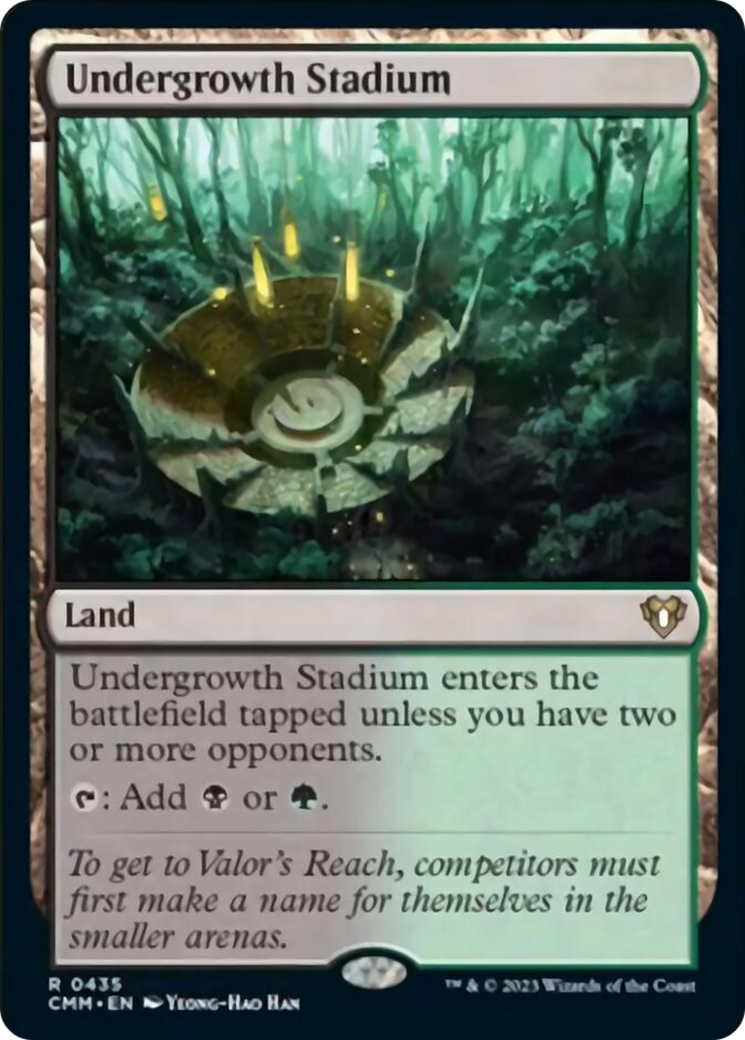 Undergrowth Stadium [Commander Masters] | Jomio and Rueliete's Cards and Comics