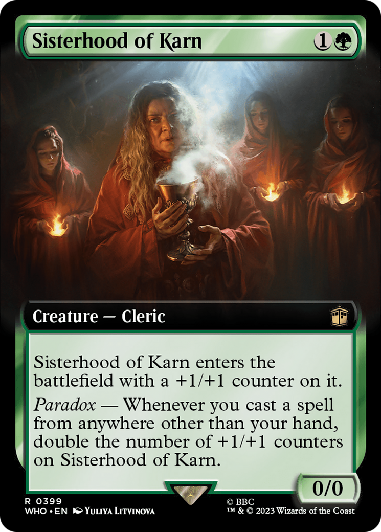 Sisterhood of Karn (Extended Art) [Doctor Who] | Jomio and Rueliete's Cards and Comics