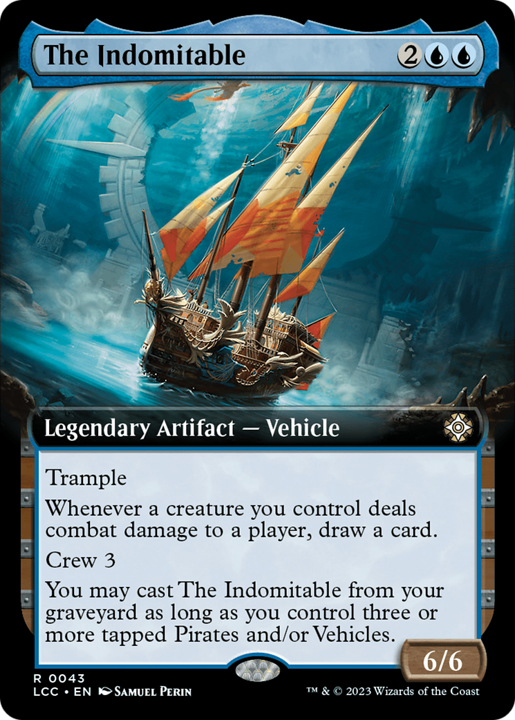 The Indomitable (Extended Art) [The Lost Caverns of Ixalan Commander] | Jomio and Rueliete's Cards and Comics