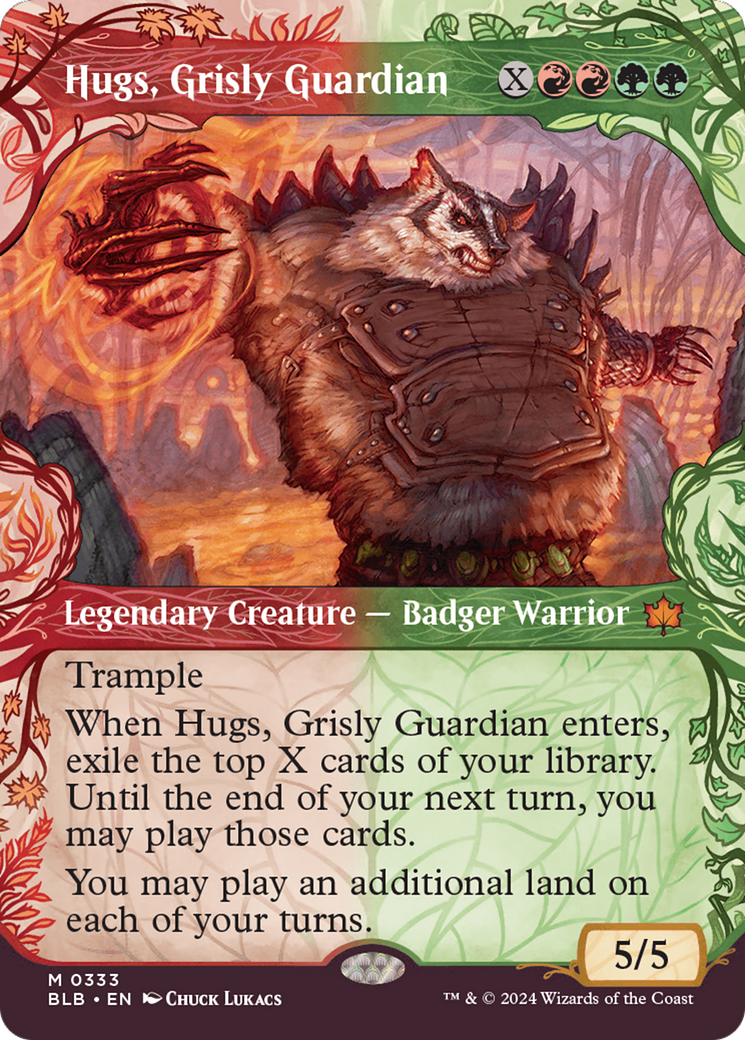 Hugs, Grisly Guardian (Showcase) [Bloomburrow] | Jomio and Rueliete's Cards and Comics