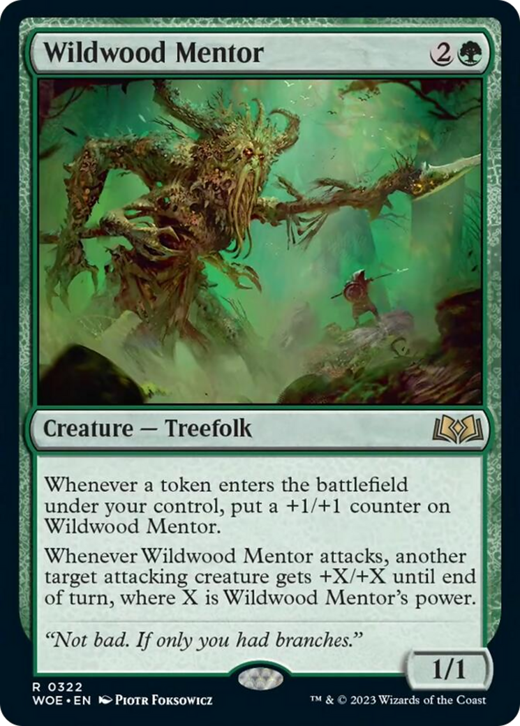 Wildwood Mentor [Wilds of Eldraine] | Jomio and Rueliete's Cards and Comics