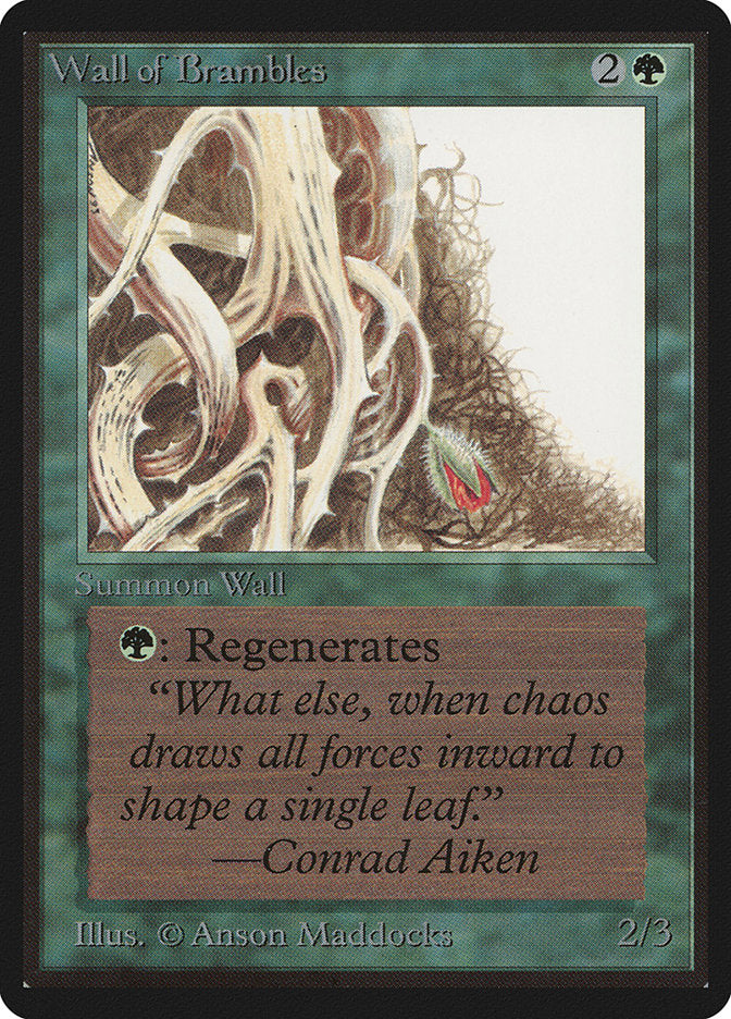Wall of Brambles [Beta Edition] | Jomio and Rueliete's Cards and Comics