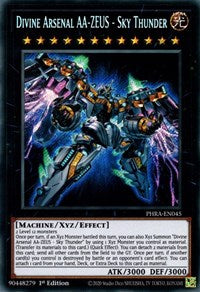 Divine Arsenal AA-ZEUS - Sky Thunder [PHRA-EN045] Secret Rare | Jomio and Rueliete's Cards and Comics