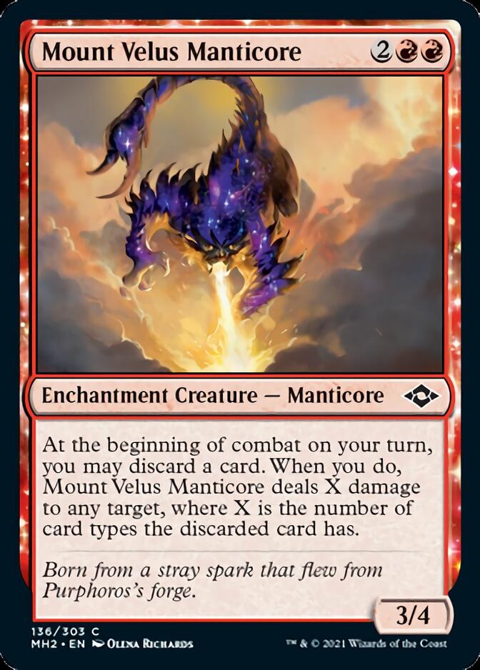 Mount Velus Manticore [Modern Horizons 2] | Jomio and Rueliete's Cards and Comics