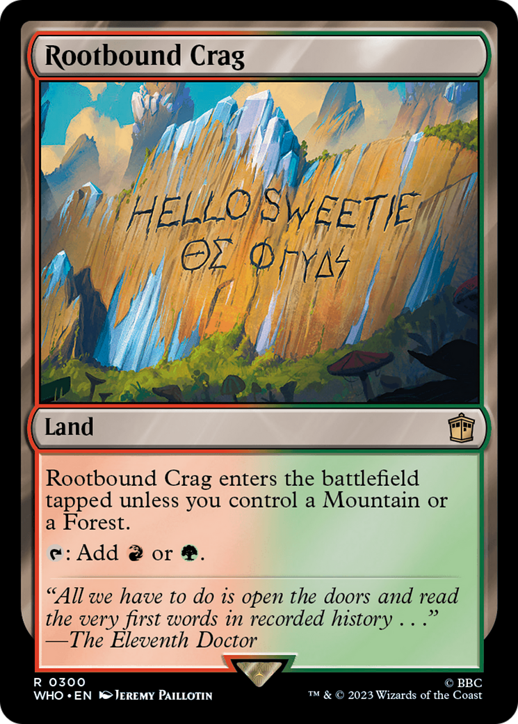 Rootbound Crag [Doctor Who] | Jomio and Rueliete's Cards and Comics