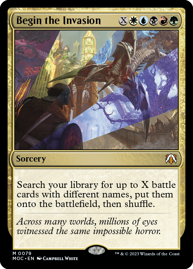 Begin the Invasion [March of the Machine Commander] | Jomio and Rueliete's Cards and Comics