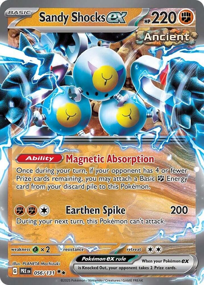 Sandy Shocks ex (056/131) [Scarlet & Violet: Prismatic Evolutions] | Jomio and Rueliete's Cards and Comics